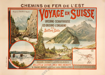 Chemins de fer de l'Est - Voyage en Suisse