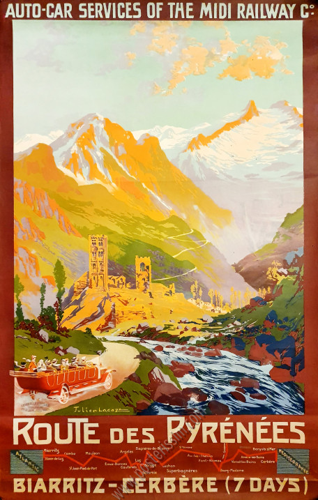 Chemins de fer du Midi : Route de Pyrénées