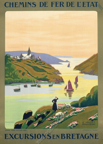 Chemins de fer de l'Etat : Excursions en Bretagne