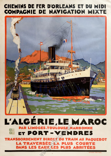 Chemins de fer d'Orléans et du Midi : L'Algérie, le Maroc