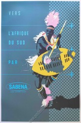 Vers l'Afrique du Sud par Sabena