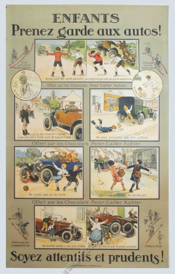 Enfants, prenez garde aux autos !