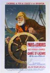 Chemins de fer de l'Ouest : Paris à Londres par la Gare Saint Lazare