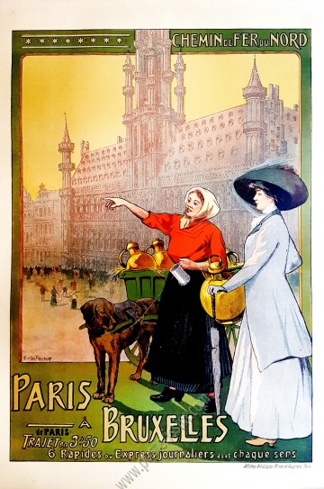 Chemin de fer du Nord : Paris à Bruxelles