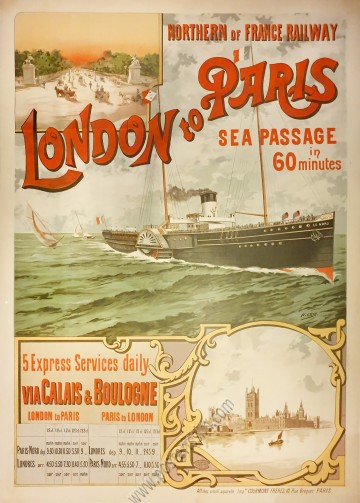 Northern of France Railway : London to Paris